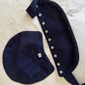The Beaufort Bonnet Company Navy Buttoned Bonnet
